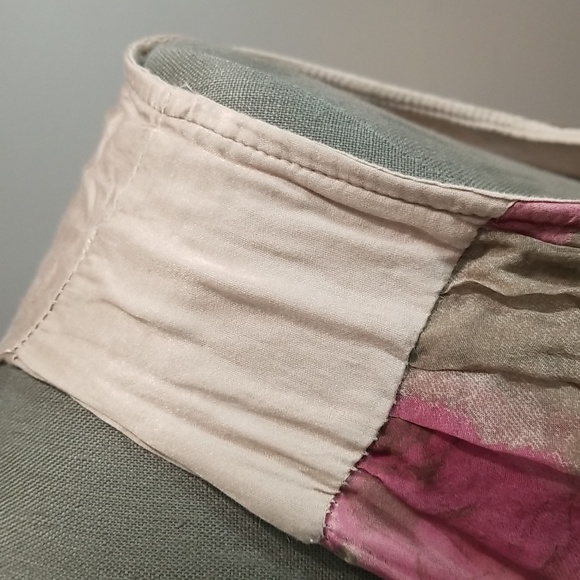 Floral dress.  No label.  Guessing size 7 rose brown - Picture 7 of 11